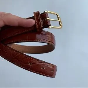 bill blass | Accessories | Bill Blass Leather Belt Brown 